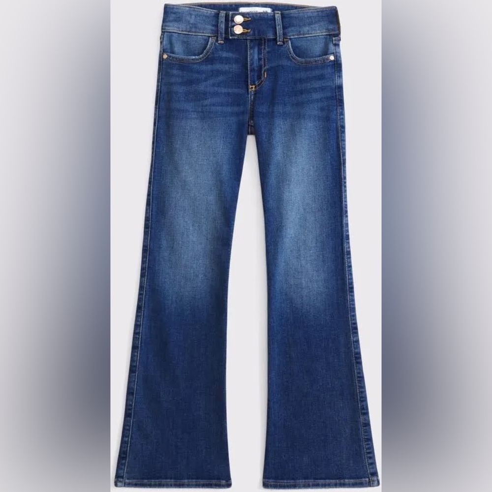 Abercrombie Kids low rise boot jean